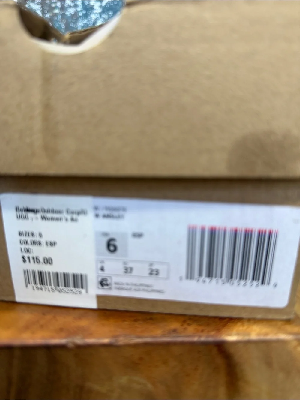UGG Minimalist Tye Black Nubuck Perforated‎ Sneakers Size 6 NIB